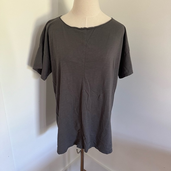 Eileen Fisher Oversized Tee boatneck drop shoulder - Small - Picture 4 of 5